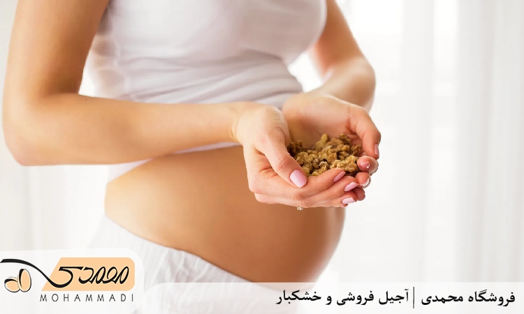 مصرف گردو در دوران بارداری