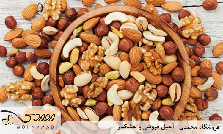 میزان نمک و افزودنی ها در آجیل بوداده