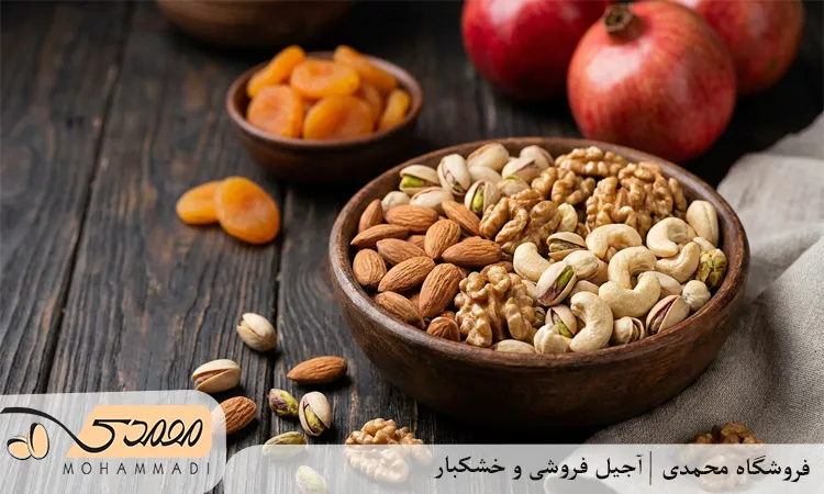 آجیل ۴ مغز برای درمان کم خونی