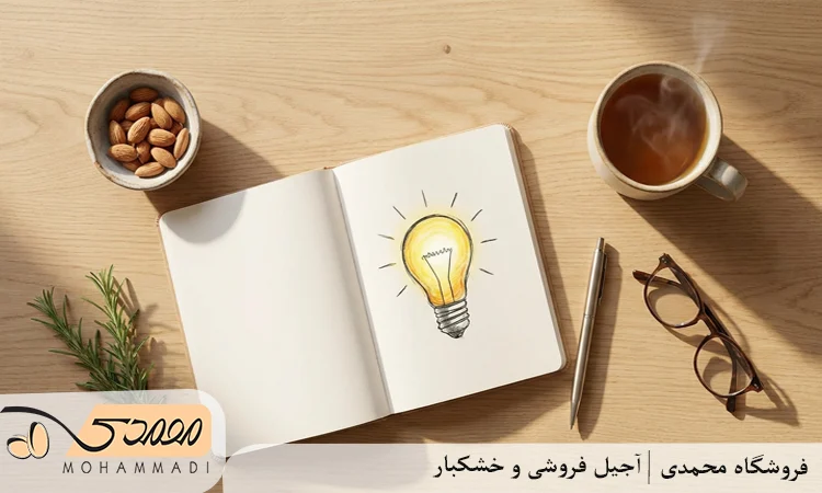 بادام و مغز