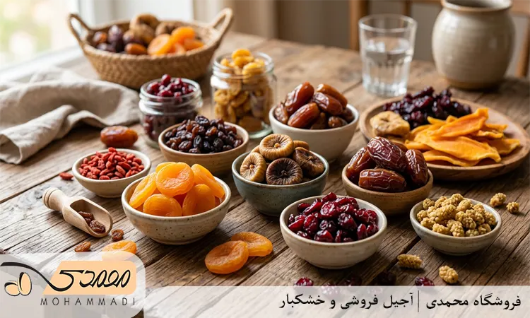 بررسی ارزش غذایی میوه خشک نشان می دهد هر نوع، پروفایل تغذیه ای خاص خود را دارد و شناخت خواص میوه خشک در هر گونه، به انتخاب هوشمندانه تر کمک می کند.